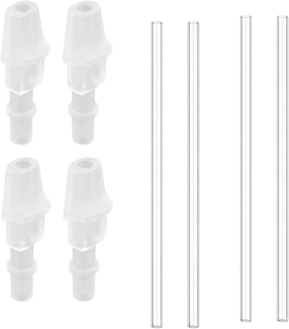 8 PCS Replacement Bite Valve Mouthpiece for Insulated Water Bottle Silicone, Replacement Straws water bottle lid for Water Bottles Leak Proof Straw Lid, Easy Install for Sports Camping Hiking Gym
