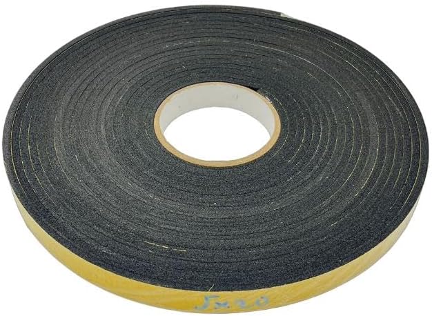 Contacall Endüstriyel EPDM (Kauçuk) Çift Taraflı Yapışkan Bantlı Yalıtım Süngeri 5mmx20 mm 10 metre
