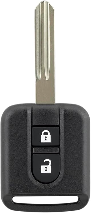 MSKEYZ for 2 Buttons Car Key Fob Case For Nissan Qashqai Micra Navara pathfinder Cabstar Note NV200 Patro Key Shell