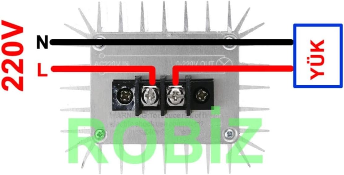 Ac 220v 5000w Dimmer Scr Ac Motor Speed Cycle Control Electric Oven Resistor Water Heater Lamp