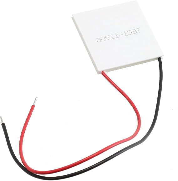 TEC1-12706 Thermoelectric Cooler Peltier Module 12V 60W,Heatsink Plate for DIY Cooling Projects Refrigeration