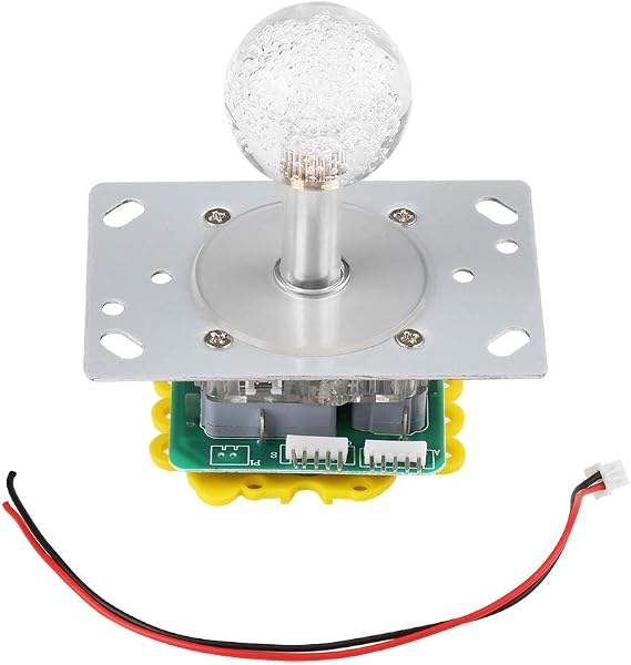Led カラフル イルミネーション フィッシュ ゲーム ジョイスティック Led ボタン ジョイスティック 4方向から8方向に切り替え可能 アーケードゲーム用