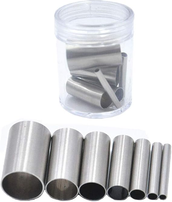 7Pcs Clay Cutters Stainless Steel Indentation Round Circle Shape Cutters