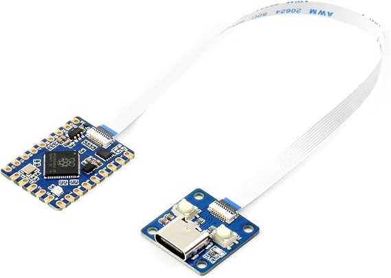 Waveshare RP2350 Tiny Micro Raspberry Pi Microcontroller Development Board Based on Raspberry Pi RP2350A Dual Core Dual Architecture Processor with