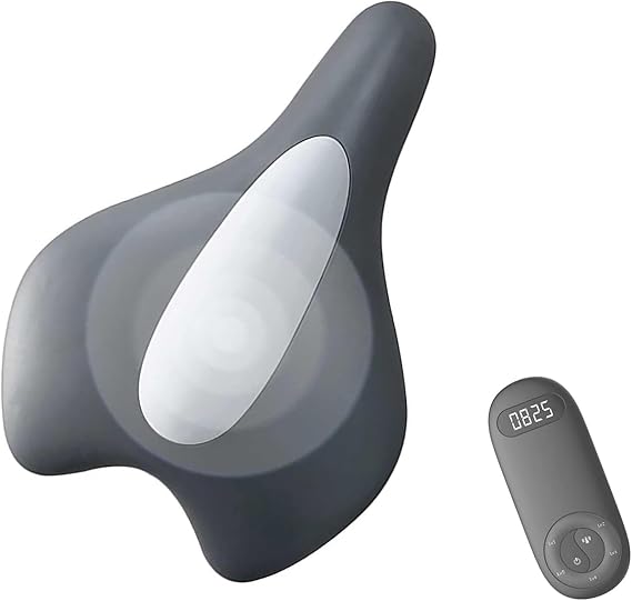 Pelvic Floor Trainer with 5 Modes,Portable Pelvic Floor Exercise Devices,Tightens Strengthens Pelvic Muscles and Bladder Control,USB Plug in for Home Office (Grey)