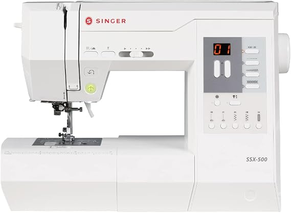 SINGER SSX-500 Computer Sewing Machine with Foot Controller, Automatic Thread Tone, Automatic Thread Cutting