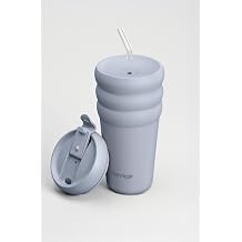 3 Bubble Two-Cap Straw Tumbler Çelik Termos 600 ML Zen Blue ST-246