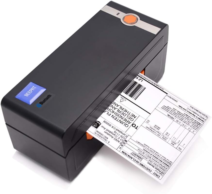 BEEPRT Thermal Label Printer 4x6 6x4 USB & Bluetooth for Phone, Windows & Mac. Royal Mail Hermes Etsy Ebay Shopify Postage Shipping Packages works with zebra brother Labels 150x100mm Desktop Wireless