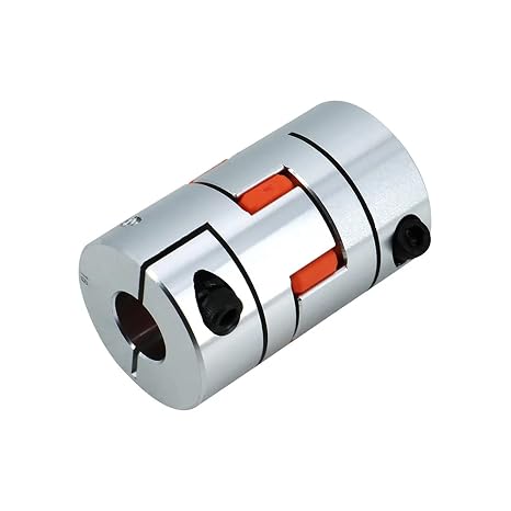 3 Jaws Aluminium Plum Coupling D30L35 Coupler Bore 6mm to 16mm Flexible Shaft Coupling CNC Stepper Motor Connector Grooved elastic(6x12.7mm)