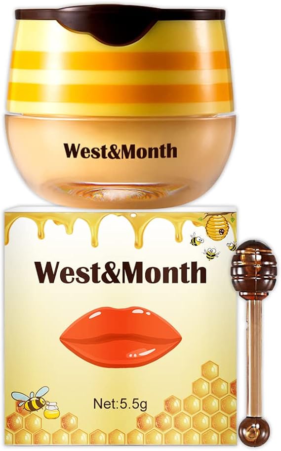 Bee Balm Honey Pot Propolis Moisturizing Honey Lip Mask, Lip Balm, Moisturizing & Prevents Dry & Cracking Lips