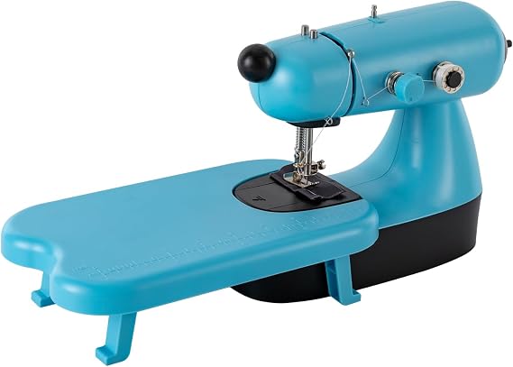 Sewing Machine for Beginners, Kids Sewing Machine with LED Light & Five Types Stitching, Sewing Machines Portable for Kids Dark Blue
