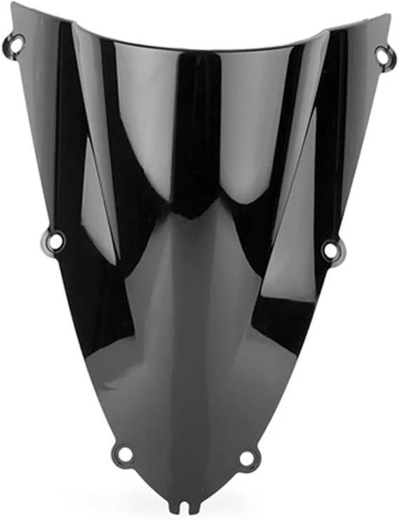 Motorcycle Screen Double Bubble Windshield Deflectors Protector Front WindScreen For R1 YZF 1000 YZF-R1 1998 1999 Windshield Screen Protector(Black)