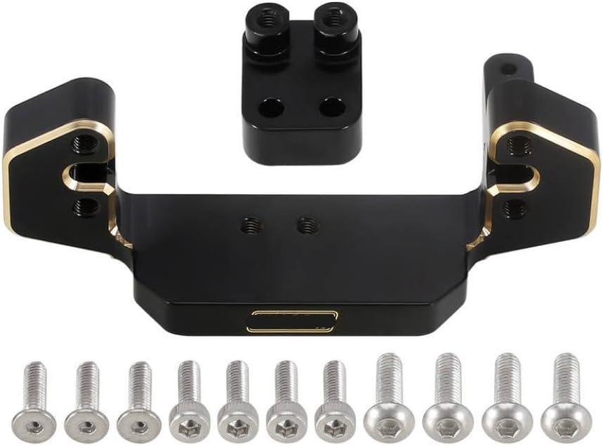 Brass Servo Mount 65g Black Coating Compatible With FMS FCX10 1/10 RC Crawler