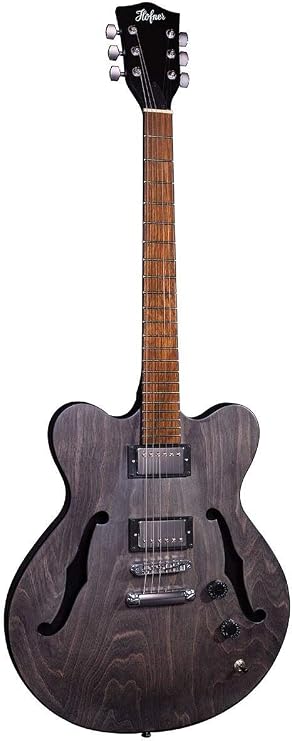 Hofner Verythin Uk Exclusive - Black Stain Hivthbkuk
