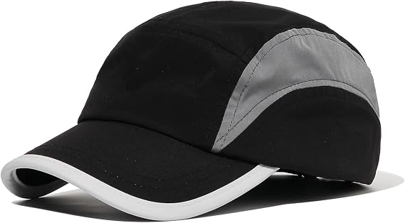 Clape Short Peak Baseball Cap for Men Women Adjustable 5 Panel Hat