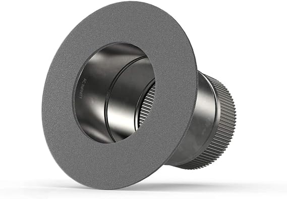AC Infinity 10.2 cm ダクトテイクオフカラー、亜鉛メッキスチールインレットフランジスターターカラー ドライヤーとレンジフード付き4インチダクト用