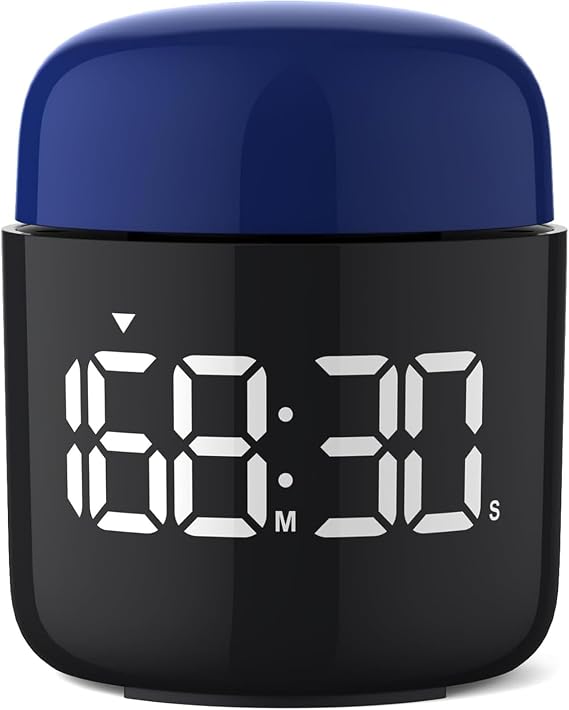 Large Display Table Timer and Stopwatch with Big Button Count Down & Up