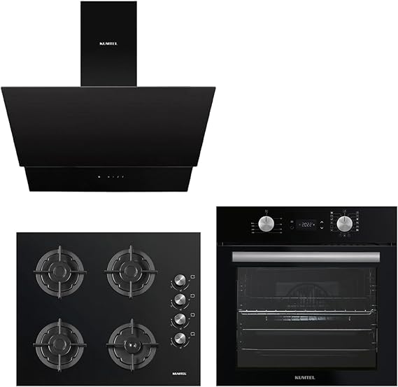 Kumtel Digital Plus 15 Programlı Ankastre Set - Siyah [Enerji Sınıfı A]
