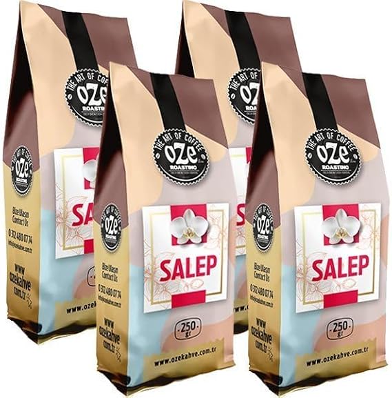 Ozeline Oze Kahve Toz Salep Tozu 4'lü 250G