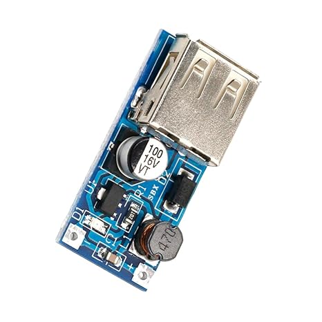 Embeddable PFM Controlled Steps Up Boost Converters Module 5V 600mA Output for USB
