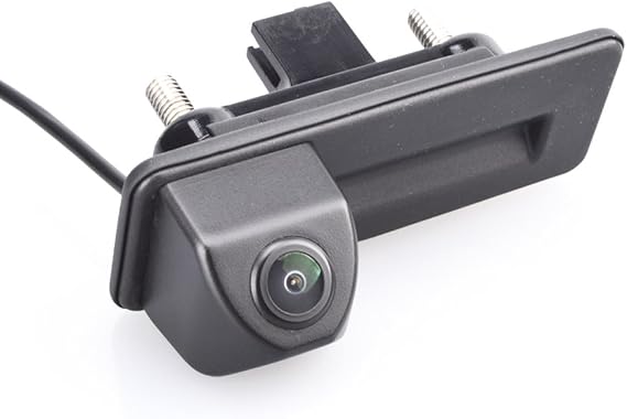 Backup Camera with Tailgate Handle for Universal Monitors (RCA),Rear View reverse parking Camera for VW Skoda Rapid Roomster Superb Cambi Yeti Fabia Y6 Octavia II 1Z5 Audi A1 VW Golf 5 V