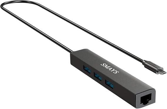 Fire Stick 4k、TVキューブ、4k Max、Echo Show 8用マイクロUSBイーサネットアダプター。