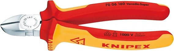 Knipex 81262 160mm Fully Insulated Diagonal Side Cutter
