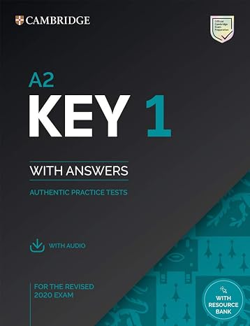 A2 Key 1. Practice Tests with Answers and Audio