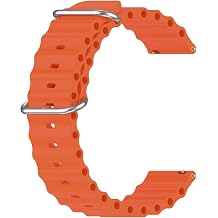 Microsonic Garmin Forerunner 255 için Kordon Ocean Band Turuncu [Forerunner 255 ile Uyumlu Kordon - Turuncu]
