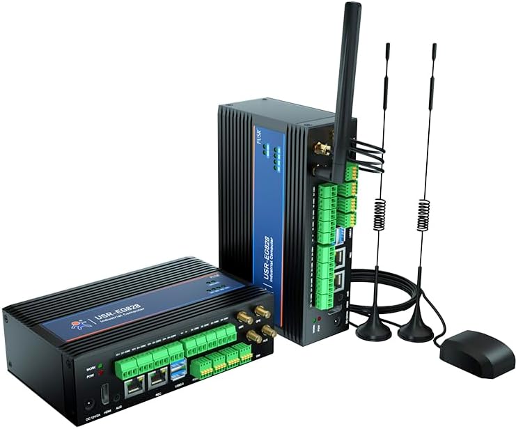 ARM 組み込み産業用コンピューター イーサネット WiFi パワフルなプロセッサー Linux オープンソースとARMアーキテクチャ リッチインターフェース エッジコンピューティングゲートウェイ USR-EG828-CEW