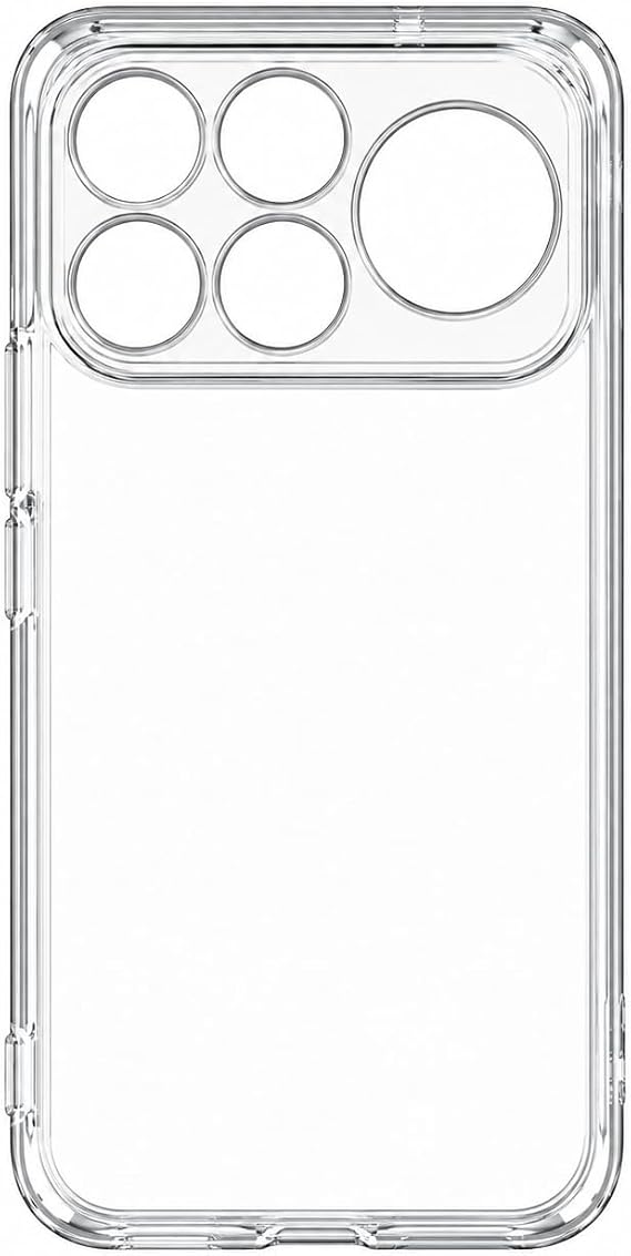 Microcase Xiaomi Poco F9 Ultra/Redmi K100 Pro Max ile uyumlu Slim Serisi Soft TPU Silikon Kılıf - Şeffaf AL3324