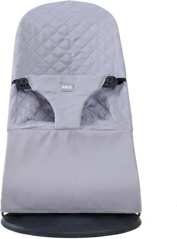 Baby Hammock Cover Compatible with BabyBjörn Balance Soft & Bliss Hammock Baby Swing Seat Hypoallergenic Swing Seat Ergonomic Adjustable (Light Grey)