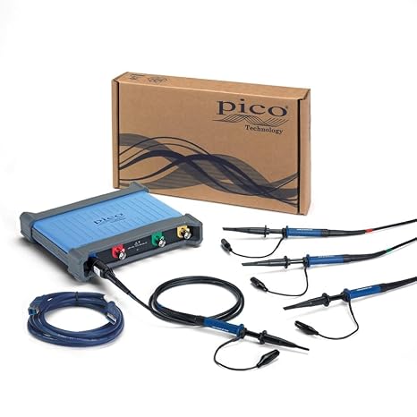 Pico Technology PicoScope Oscilloscope 4 channel High-resolution deep-memory 4424A 20 MHz USB PC Lab Kit with probes, PS7 Software