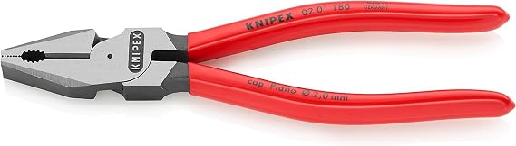 KNIPEX High Leverage Combination Pliers 180 mm, 02 01 180