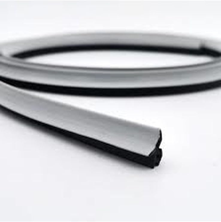 AZRAYAPI Pak 05 Orijinal Pvc Pimapen Pencere Ve Kapı Contası Fitili 100 Metre (GRİ)
