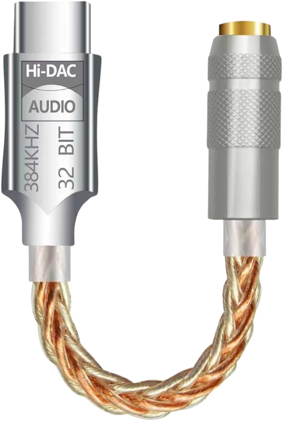 Klasse Type-C - 3.5 ALC5686 Çip HiFi DAC Ses Kartı Kulaklık Kablosu (USB başlık)