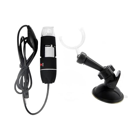 Lab Microscope Accessories Mega Pixels Digital Microscope 1600X 8 LED USB Camera Microscopio(1600X)