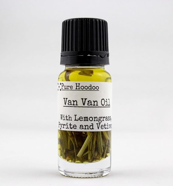 Van Van Oil 10ml - Used in Spells of Good Fortune, Road-Opening, Cleansing, Uncrossing and to Empower Charms and Amulets