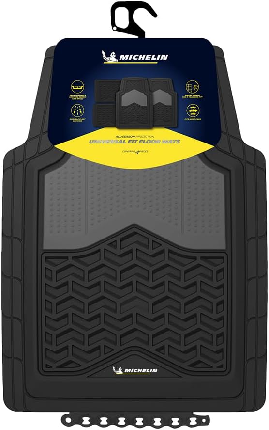Michelin MC34891 Tüm Araçlara Uyumlu 4 Parça Üniversal 3D Havuzlu Oto Paspas