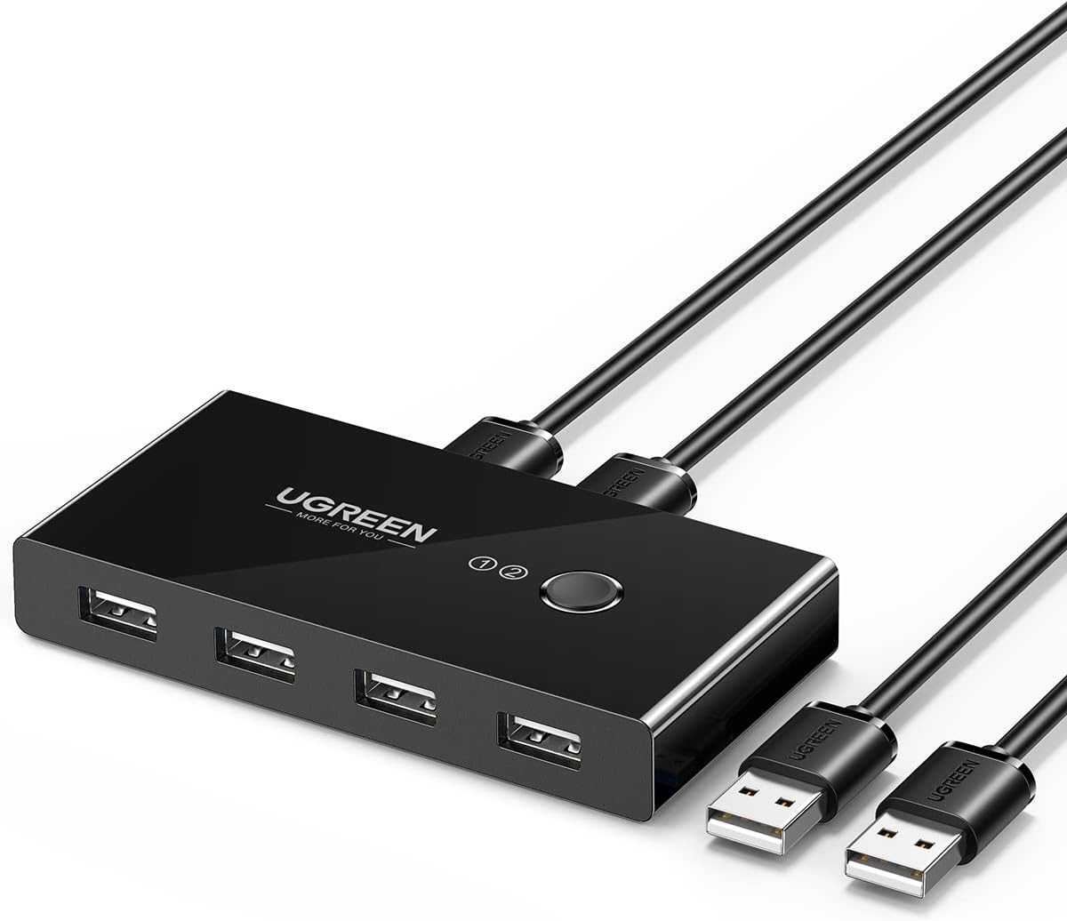 Ugreen 4 Port USB PC Switch Paylaşım Adaptörü