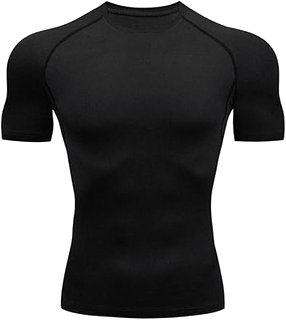 Shopyruder Men's Compression Shirt, Spring Wear, Compression Underwear, Long Sleeve, Sweat Absorbent, Quick Drying, Inner Shirt, Compression, Sportswear, Slim Top, T-shirt, Sports Running Suit