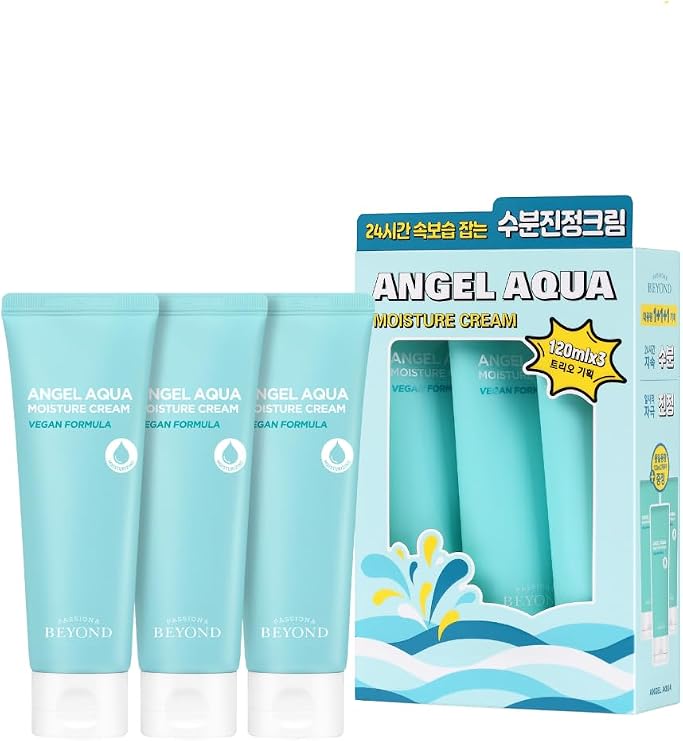 PASSION & BEYOND Angel Aqua Moisture Cream Nemlendirici Yüz Kremi Hyaluronik Asit Panthenol 3x120 ml