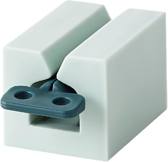 XAGMODSHN Toothpaste Squeezer Dispenser for Bathroom, Saves Toothpaste Creams & More, Manual, Light White, Grey/Blue with Yellow