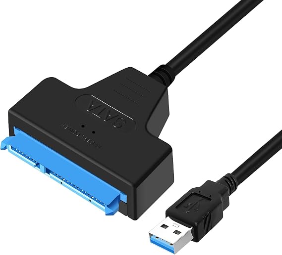 YIIFELL SATA to USB Cable USB 3.0 to SATA Adapter for 2.5 Inch HDD and SSD SSD/HDD Converter Compatible with Windows Mac and Linux Operating Systems