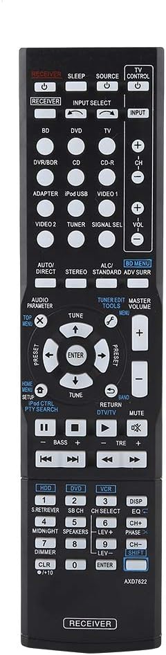 Remote Control Replacement for Pioneer AXD7622 AV Receiver,Compatible with HTP-071 VSX-321-K-P VSX-42 VSX-421-K SX-319V SX-319V-K VSX-321 VSX-321K-P