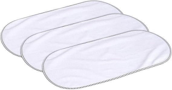 3 Pack Waterproof Changing Pad Liners, Larger Softer Baby Change Mats , Washable Reusable Changing Table Cover Liners, Baby Diaper Changing Underpads Liner - 60 x 30cm