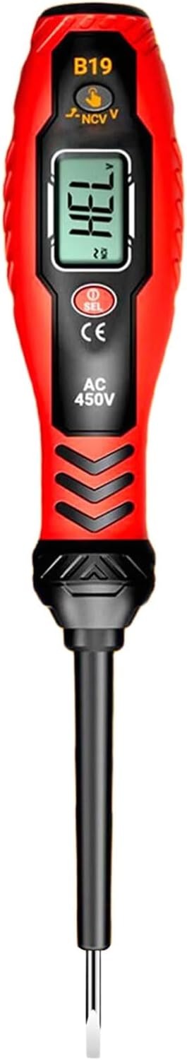 30V-1000V Diagnostic Breakpoint Finders Buzzer Alarm Electricity Measurement Tool Test High Torqued Screwdriver Test Pen for Home/Industrial Use