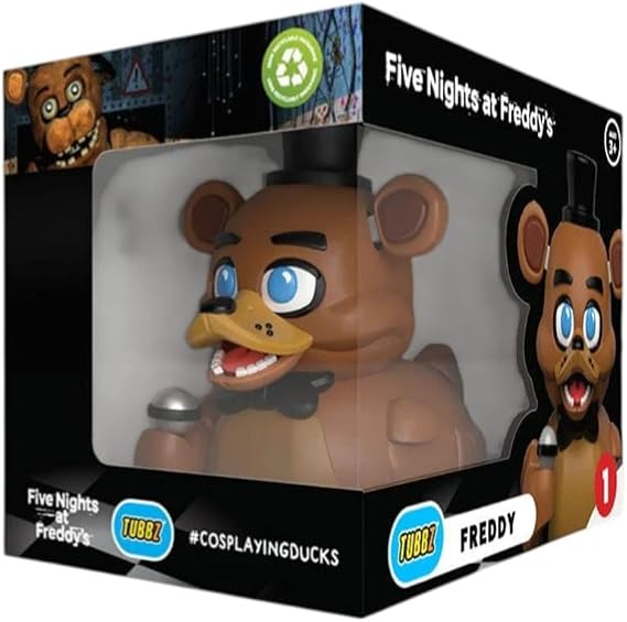 TUBBZ Boxed Edition: Five Nights at Freddy's - Freddy Fazbear Cosplaying Rubber Duck Vinil Figür