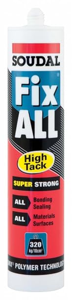 SOUDAL Fix All Super Strong tutkal/Dolgu Malzemesi 290 ml Kartuş Beyaz