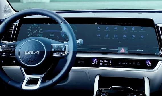 Kia Sportage Ekran Koruyucu Dijital Gösterge Ve Multimedya ve Alt Klima Ekranı Set